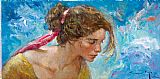 Jose Royo Azul Intenso painting